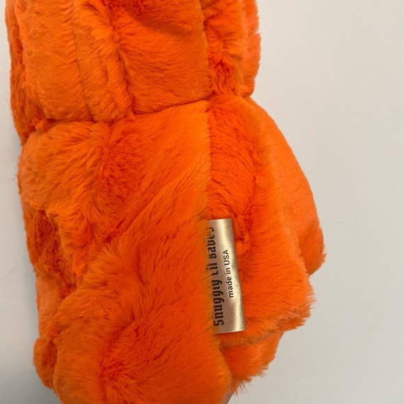 Orange Baby Minky Handmade Blanket - Picture 2 of 2